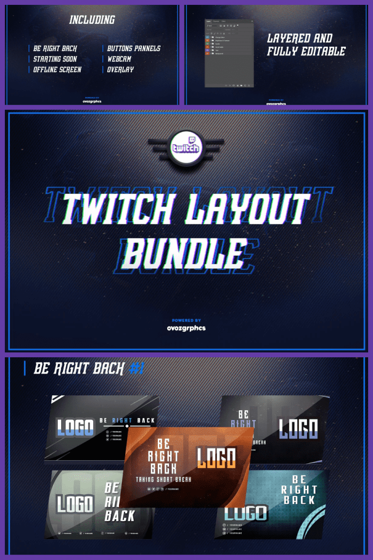 Best Twitch Offline Banner Templates Free And Premium Templates