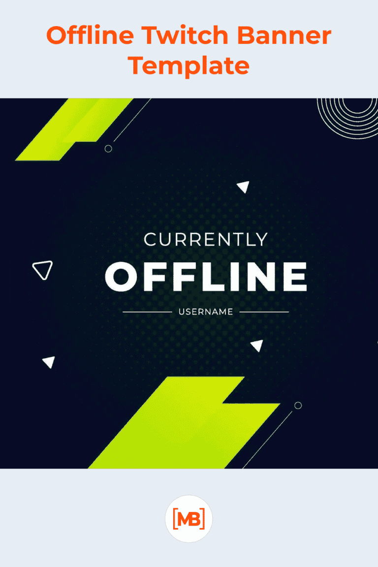 Best Twitch Offline Banner Templates Free And Premium Templates