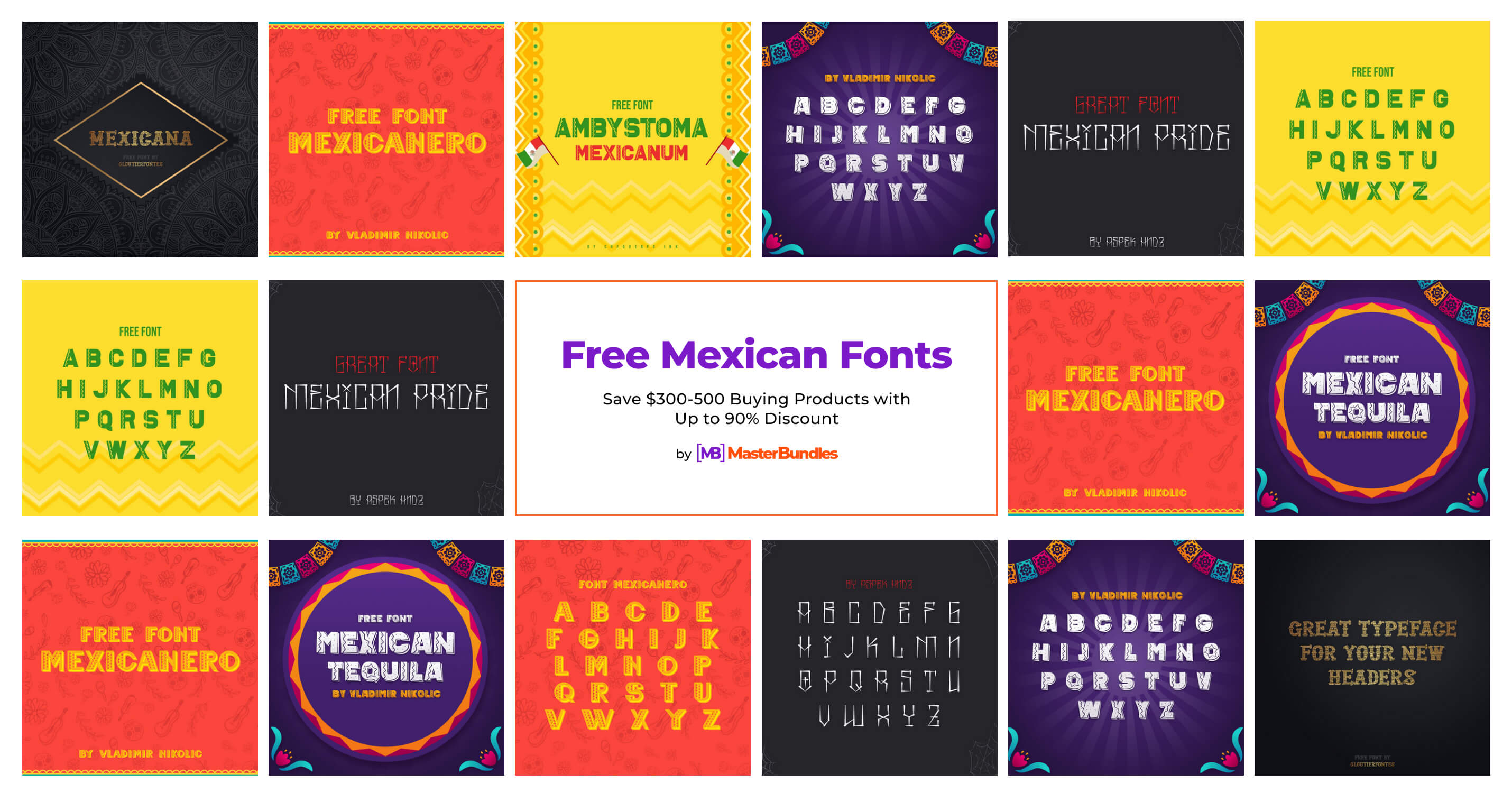 Free Mexican Fonts Masterbundles