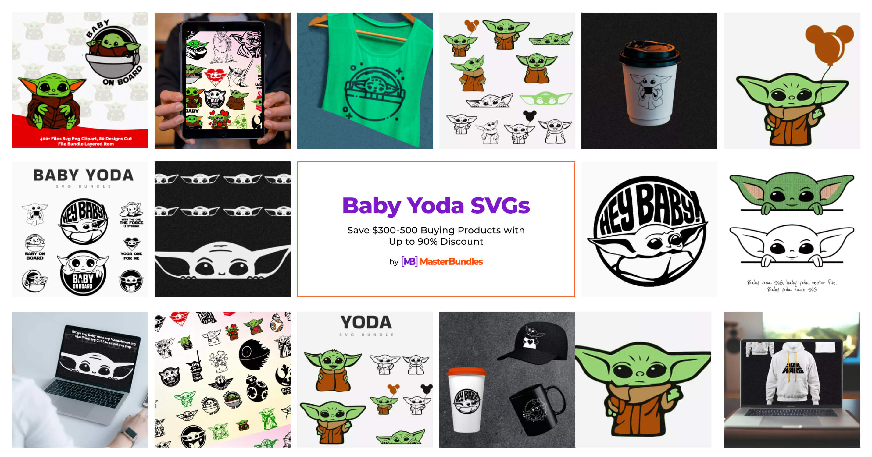 Baby Yoda Svg Files Designs For Masterbundles