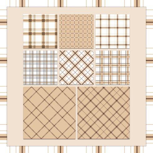 Brown Gingham Pattern V Masterbundles