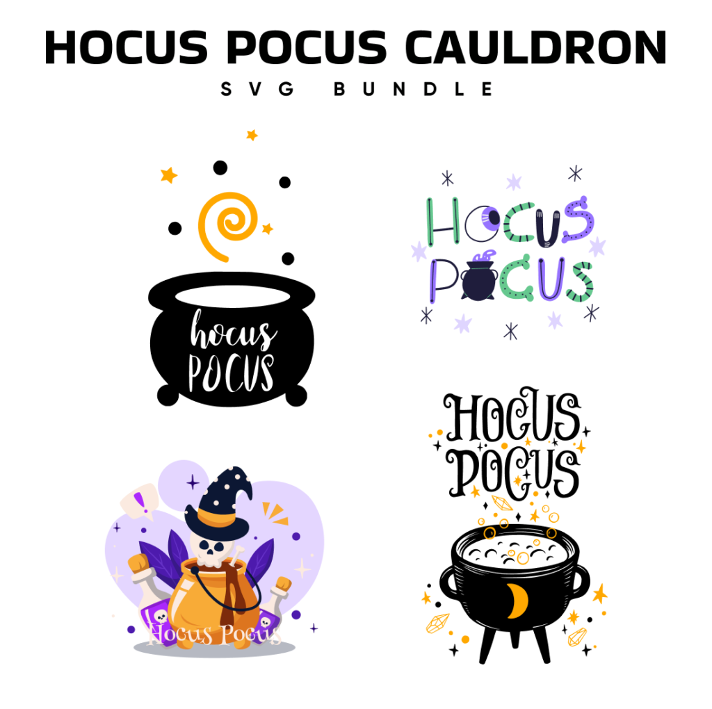 Hocus Pocus Cauldron Svg Masterbundles