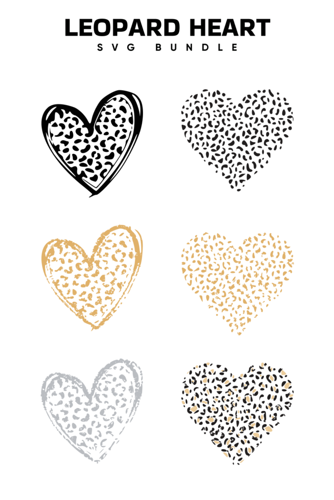 Leopard Heart Svg Masterbundles