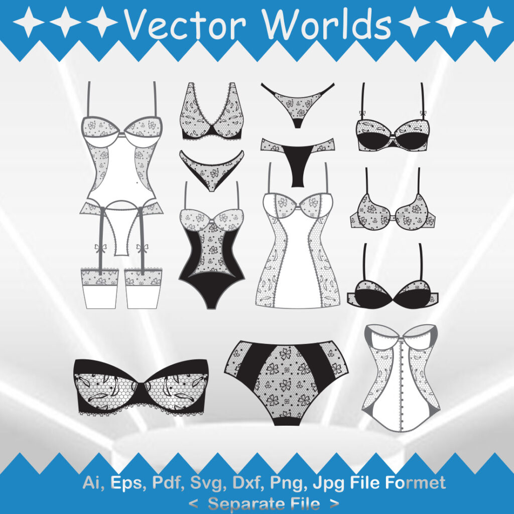 Lingerie SVG Vector Design MasterBundles