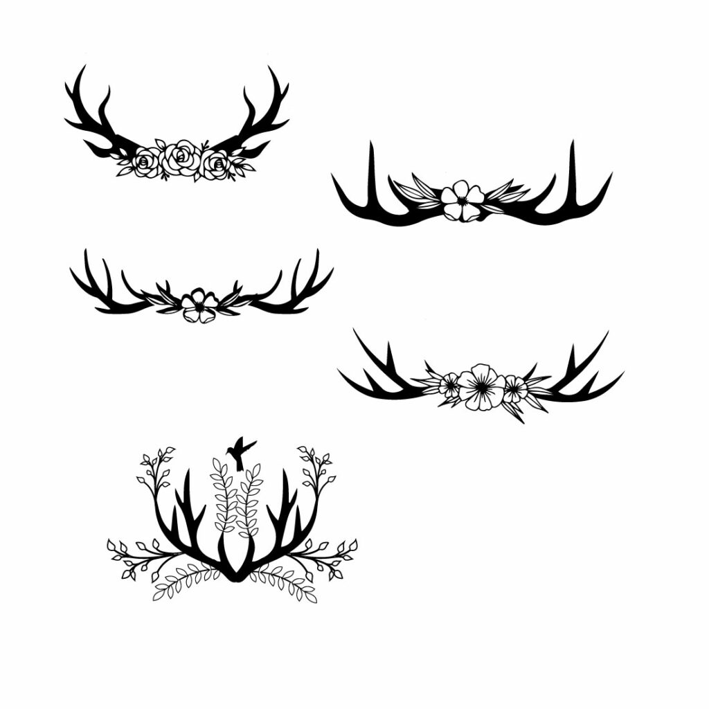 Deer Antlers SVG Bundle MasterBundles