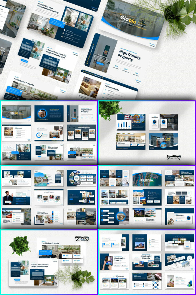 Glacio Real Estate Powerpoint Masterbundles