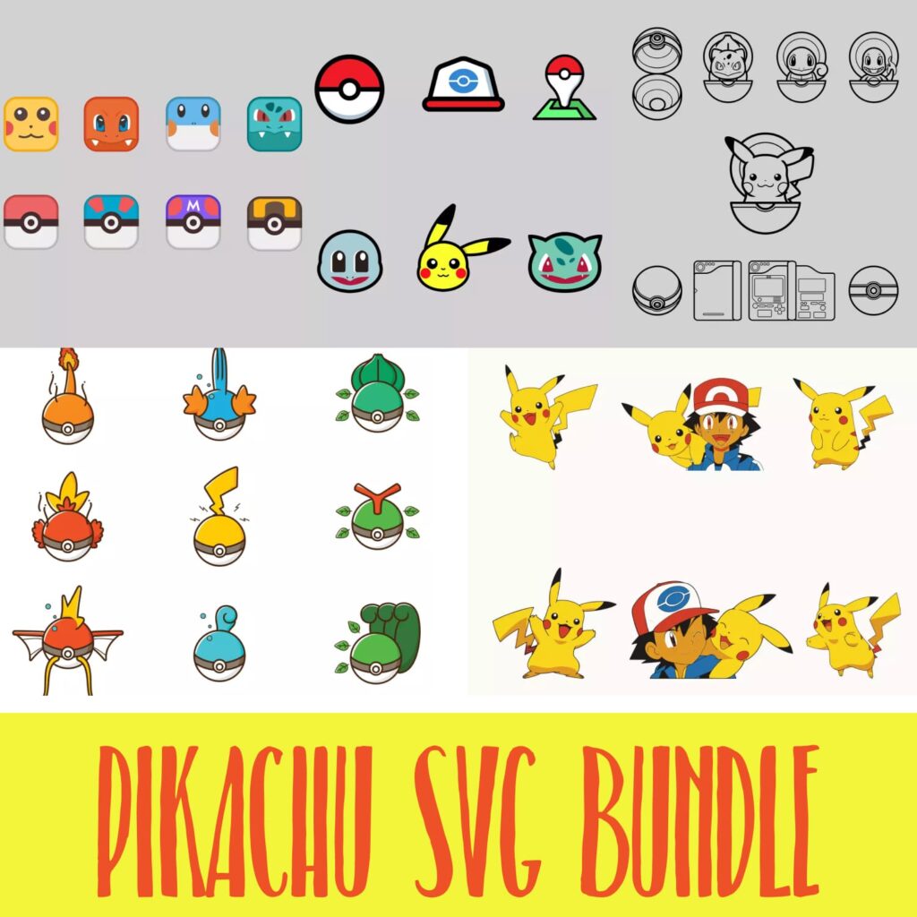 Pikachu Svg Bundle Masterbundles