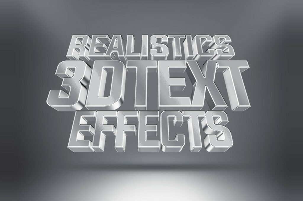 D Text Effects Masterbundles