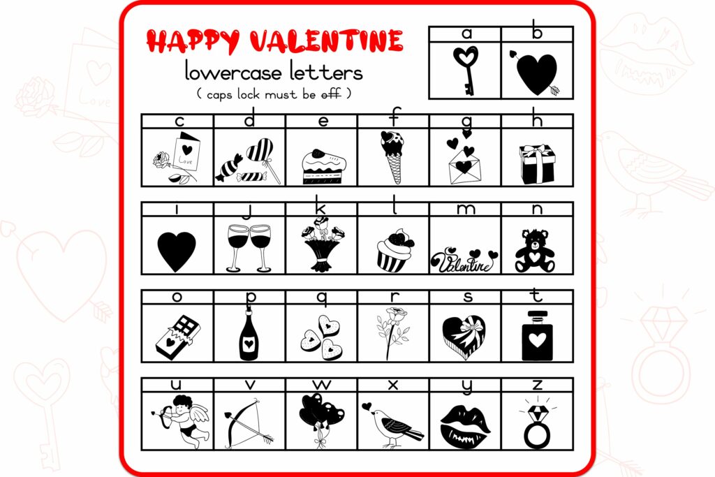 Valentine Doodles Dingbats Font Masterbundles