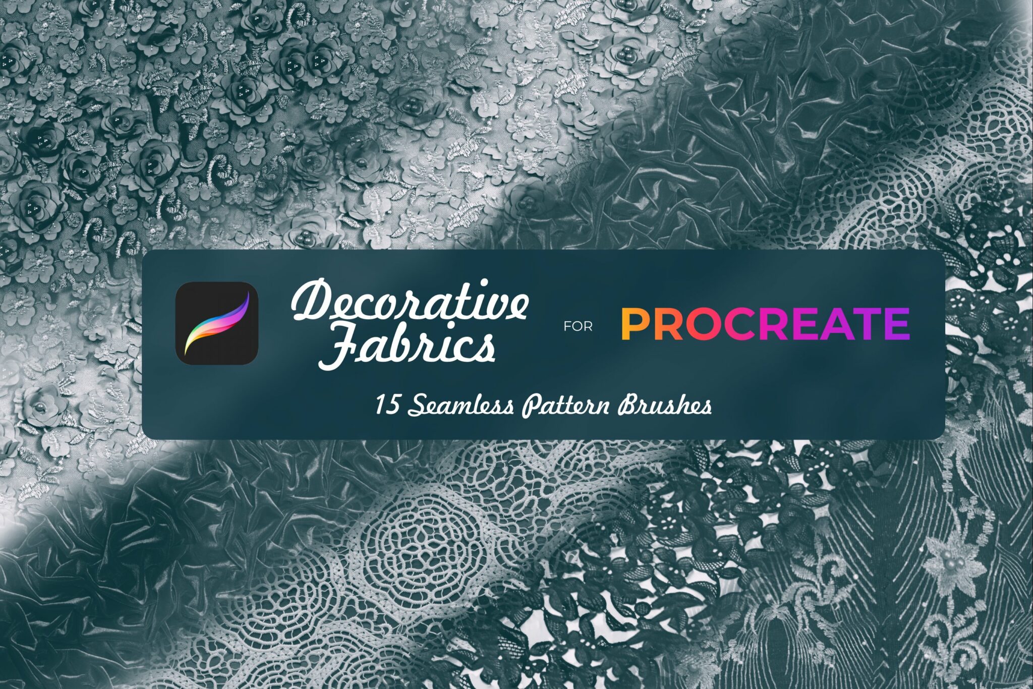 Decorative Fabrics Brushes Procreate MasterBundles