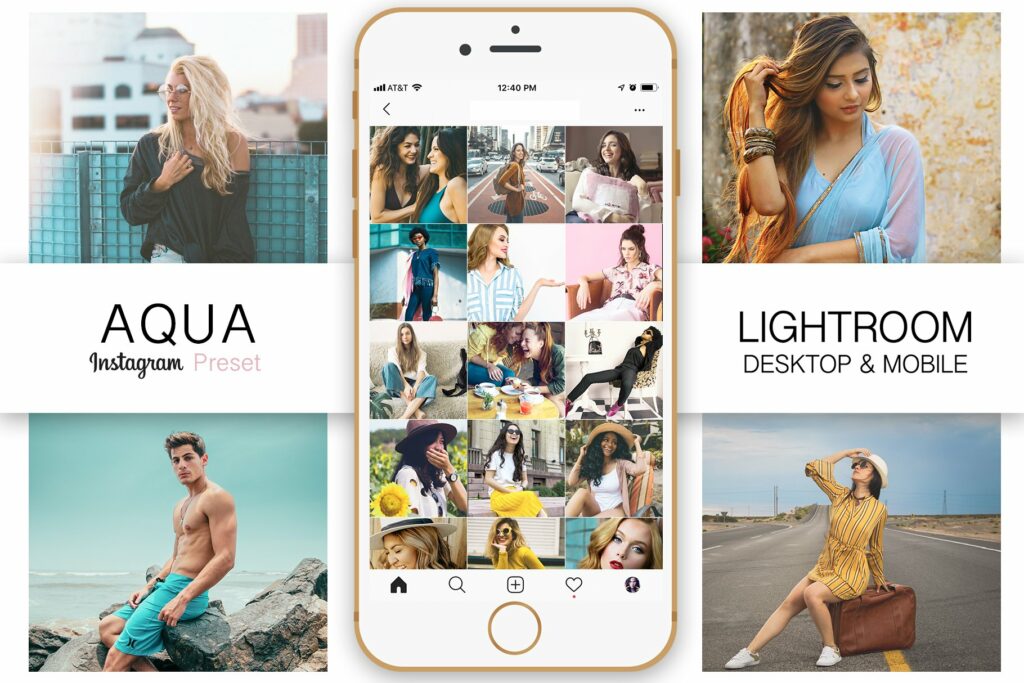 Aqua Pro Lightroom Preset Masterbundles