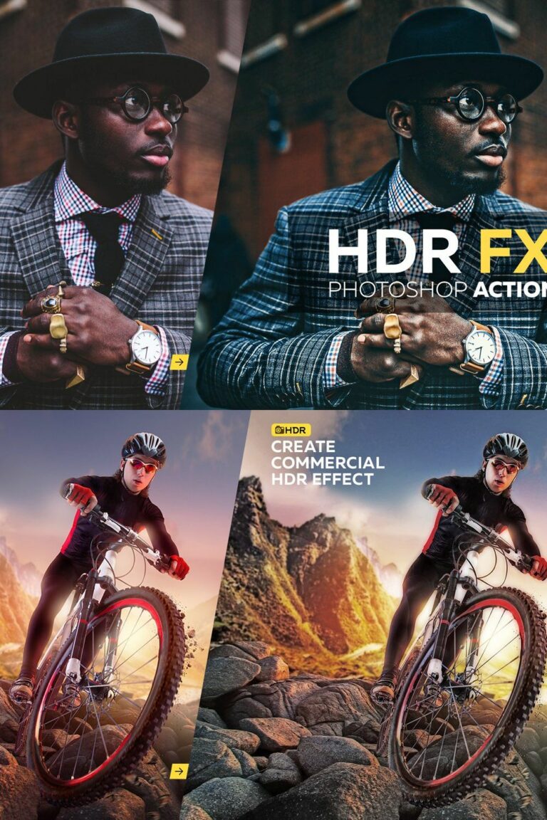 Hdr Fx Photoshop Action Masterbundles