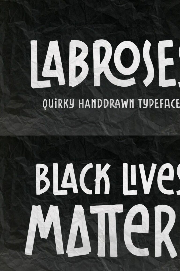 Labroses Quirky Typeface Masterbundles