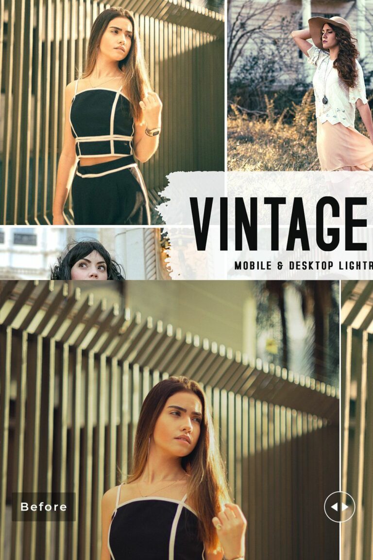 Vintage Film Pro Lightroom Presets Masterbundles