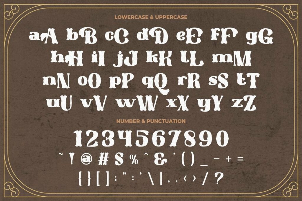 Western Cowboy Bold Vintage Font MasterBundles