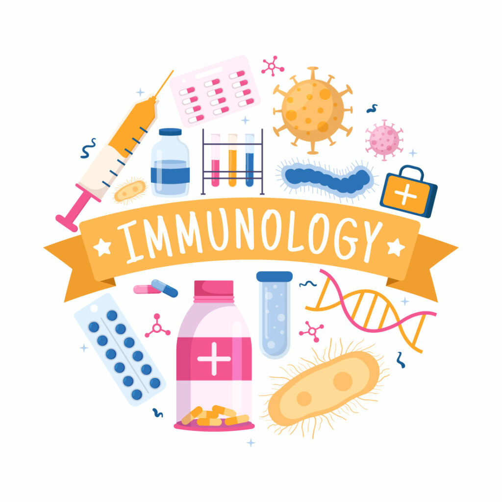 12 Immunology Protection System Illustration MasterBundles