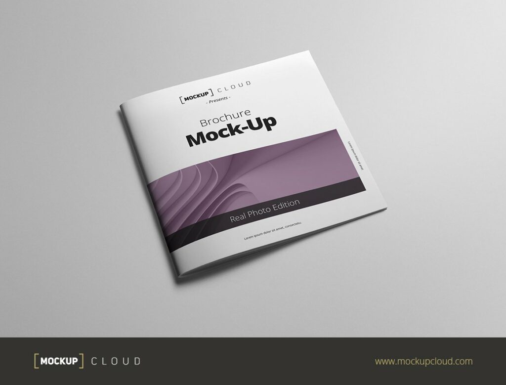 Square Brochure Mock Up Masterbundles