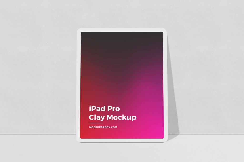 IPad Pro Clay Mockup MasterBundles