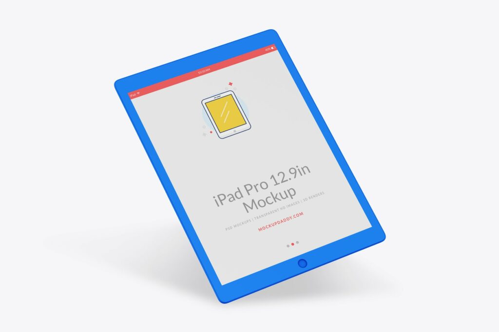 Ipad Pro Clay Psd Mockup Masterbundles