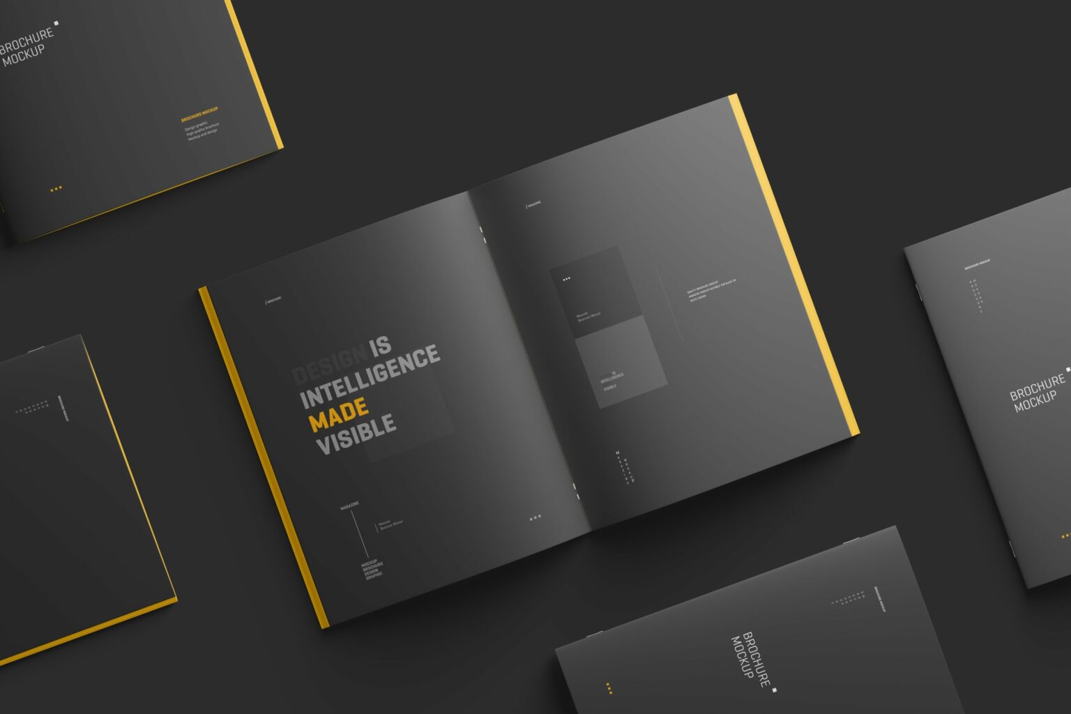 Us Letter Brochure Mockup Set Masterbundles