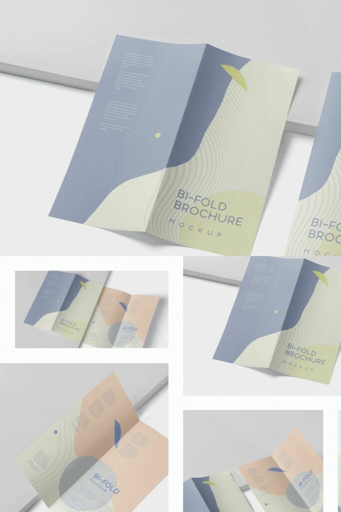 DL Bi Fold Brochure Mock Up MasterBundles