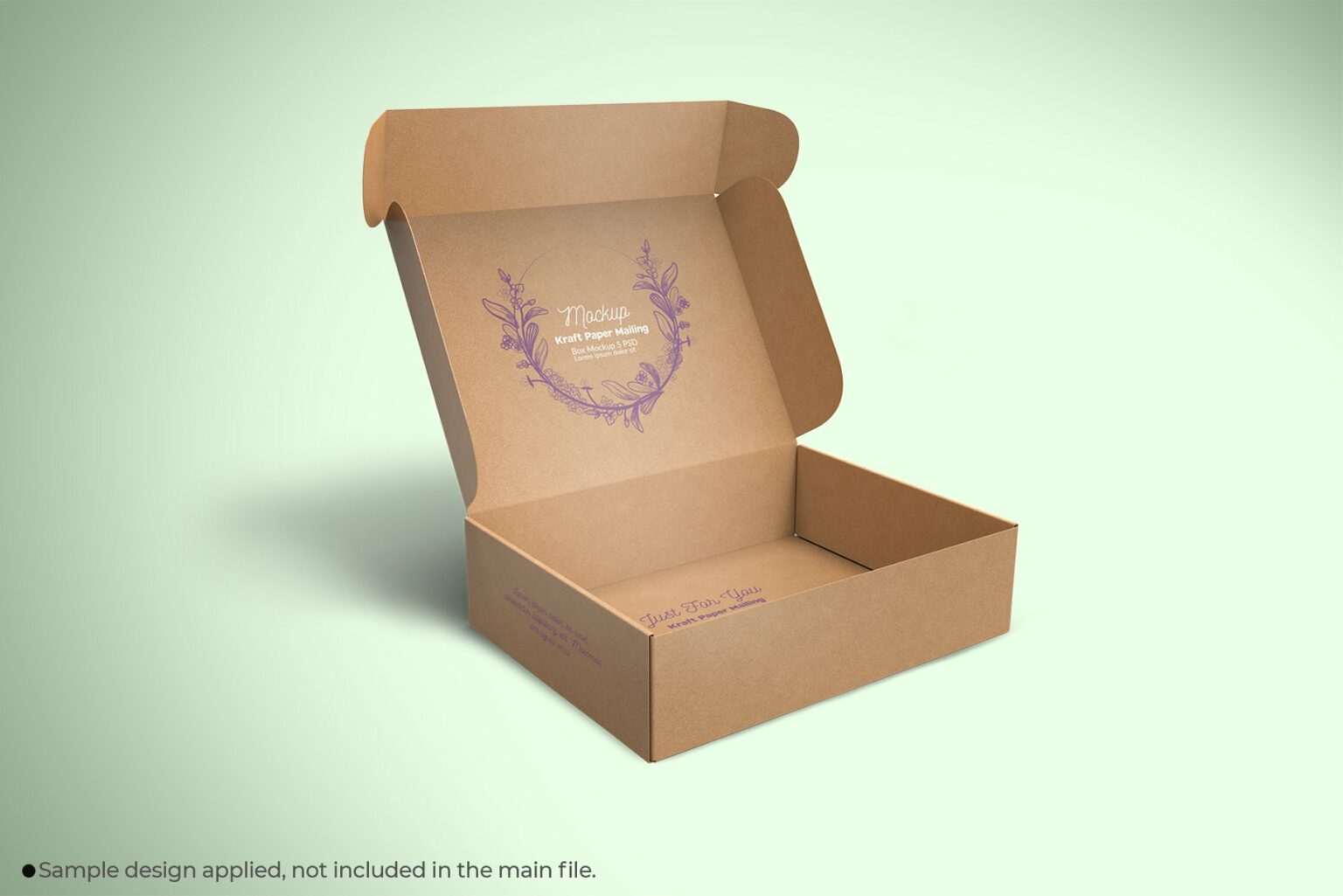 Kraft Paper Mailing Box Mockup MasterBundles