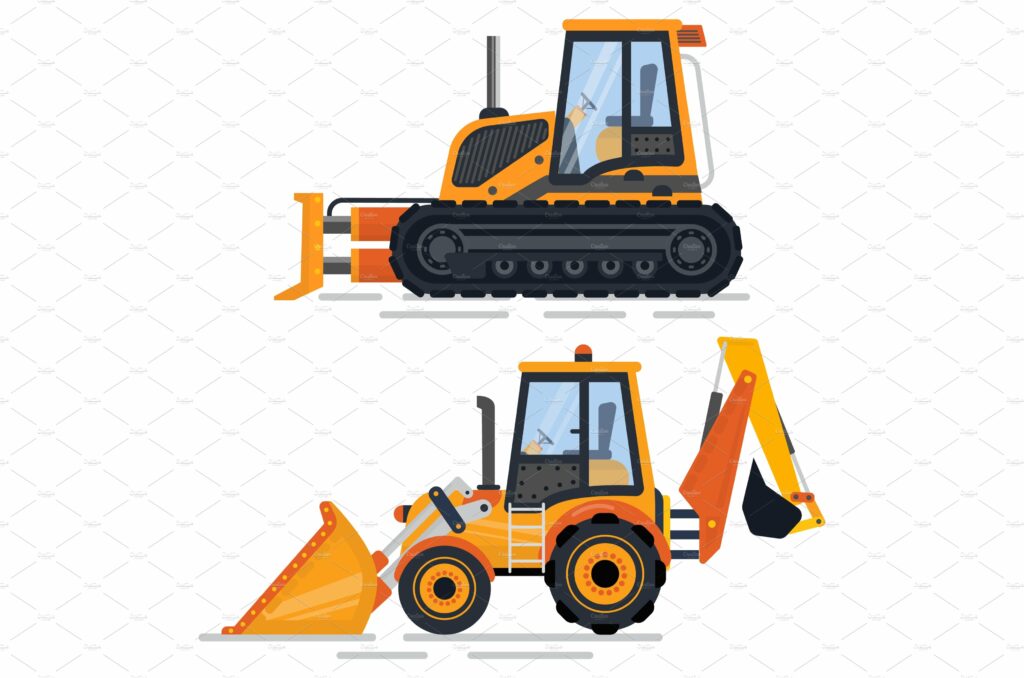 Construction Machinery Bulldozer Masterbundles