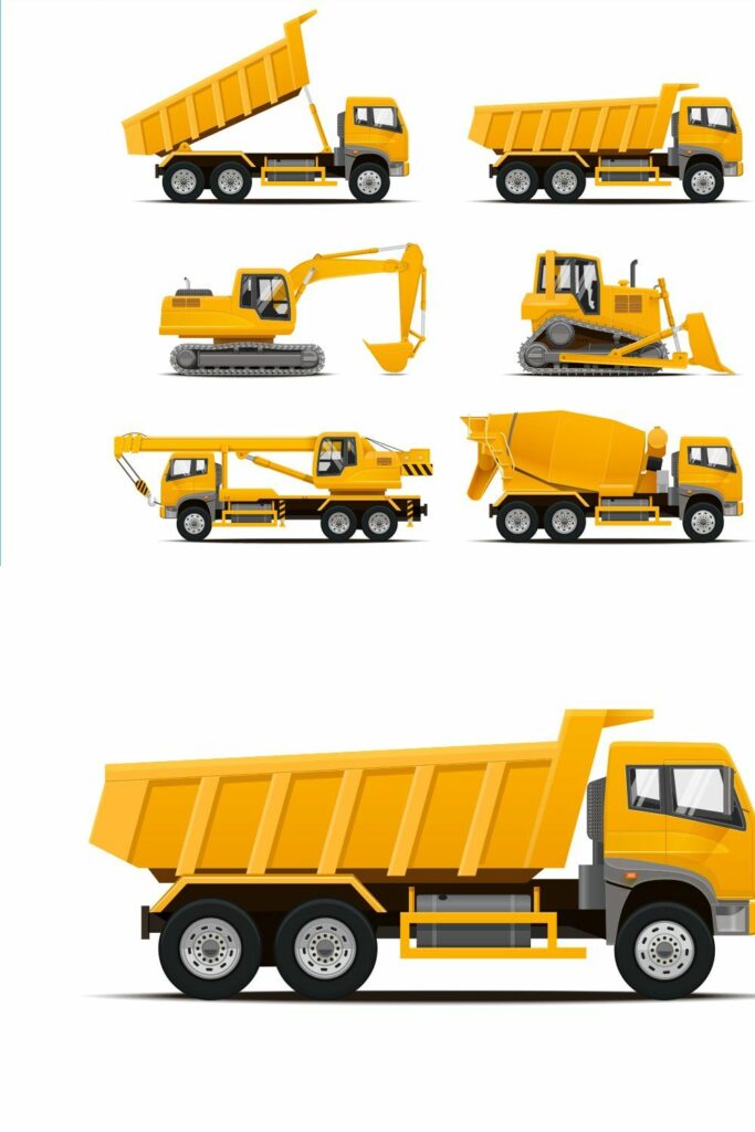 Construction Machinery Illustrations Masterbundles