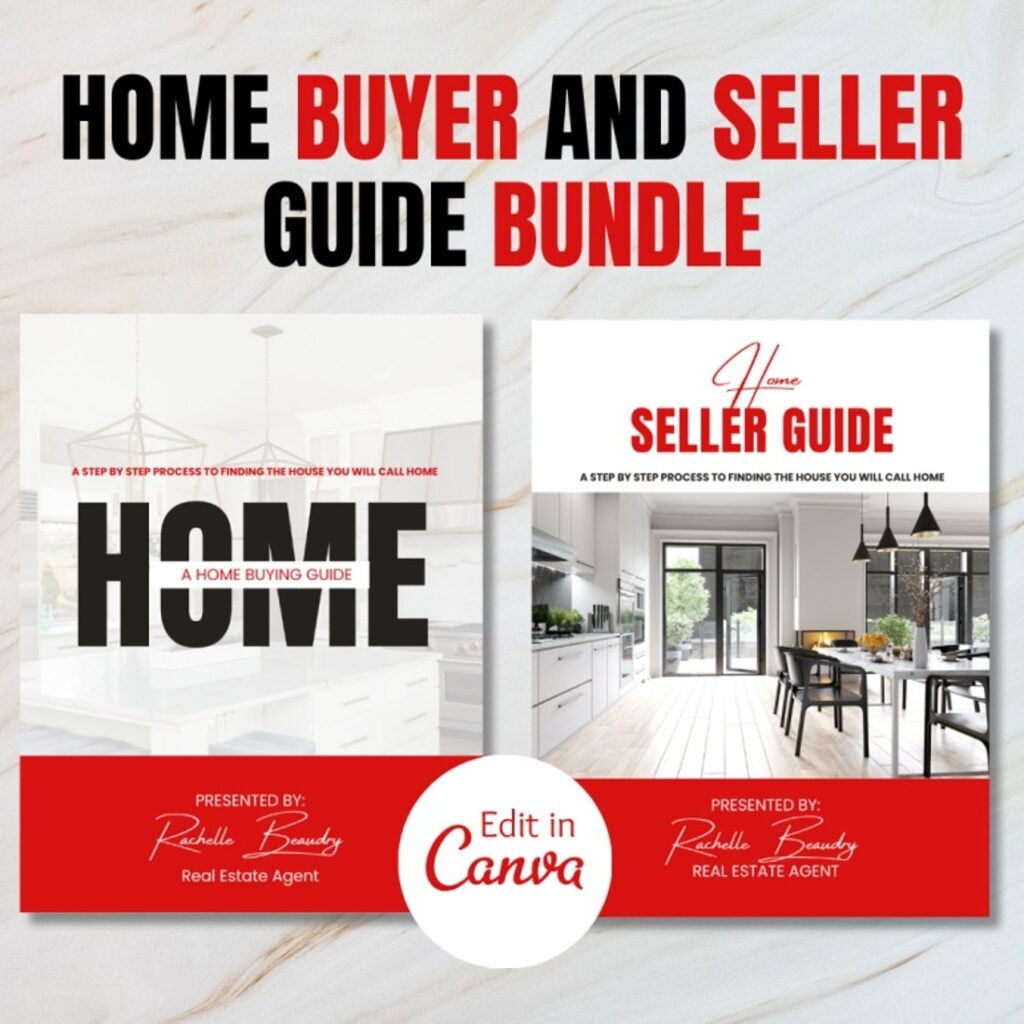 Real Estate Seller Guide Home Buyer Guide Bundle Real Estate