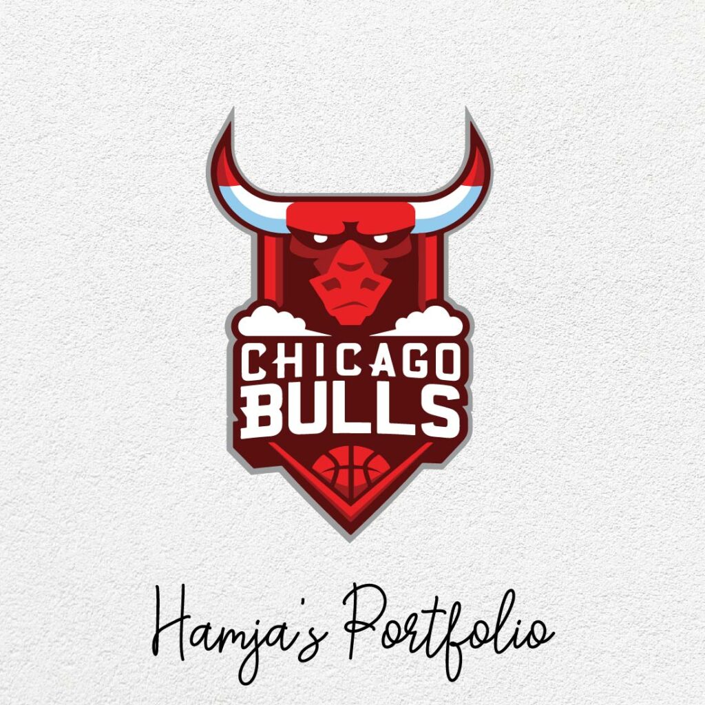 Chicago Bulls Logo Vector Set Masterbundles