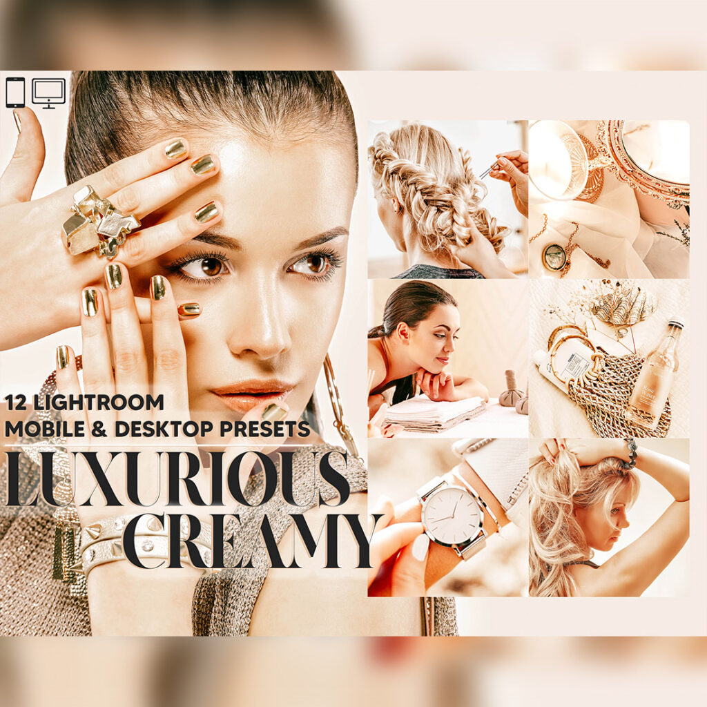 Luxurious Creamy Lightroom Presets Nude Tone Mobile Preset Vanilla