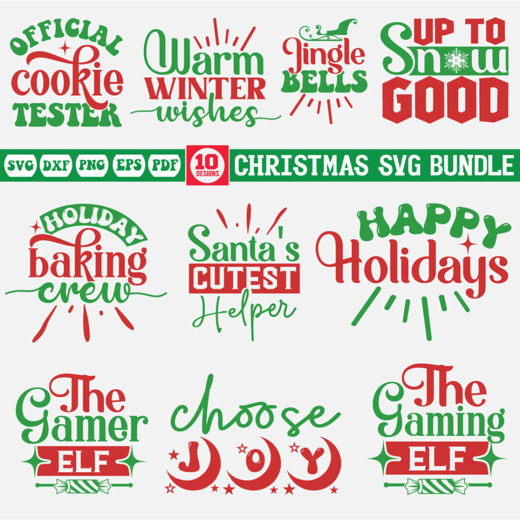 Christmas Svg Bundle Vol 17 MasterBundles