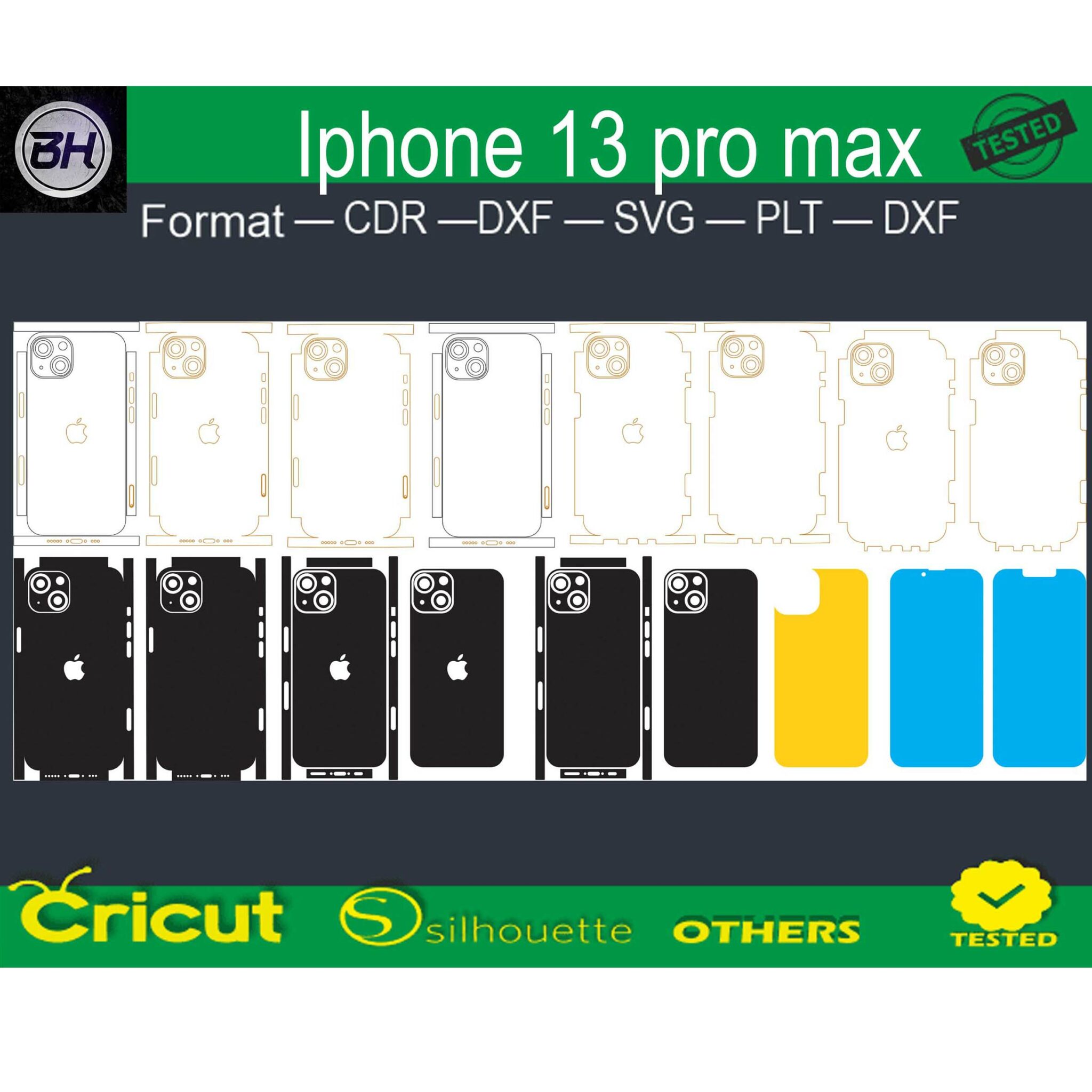 Iphone 13 Pro Max Skin Template MasterBundles