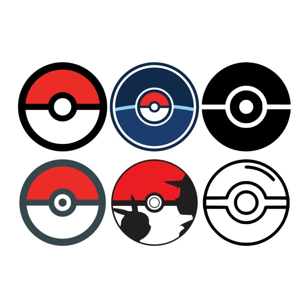 Pokeball Svg Bundle Pokemon Balls Pokeball Png Pikachu Ball Svg Ash