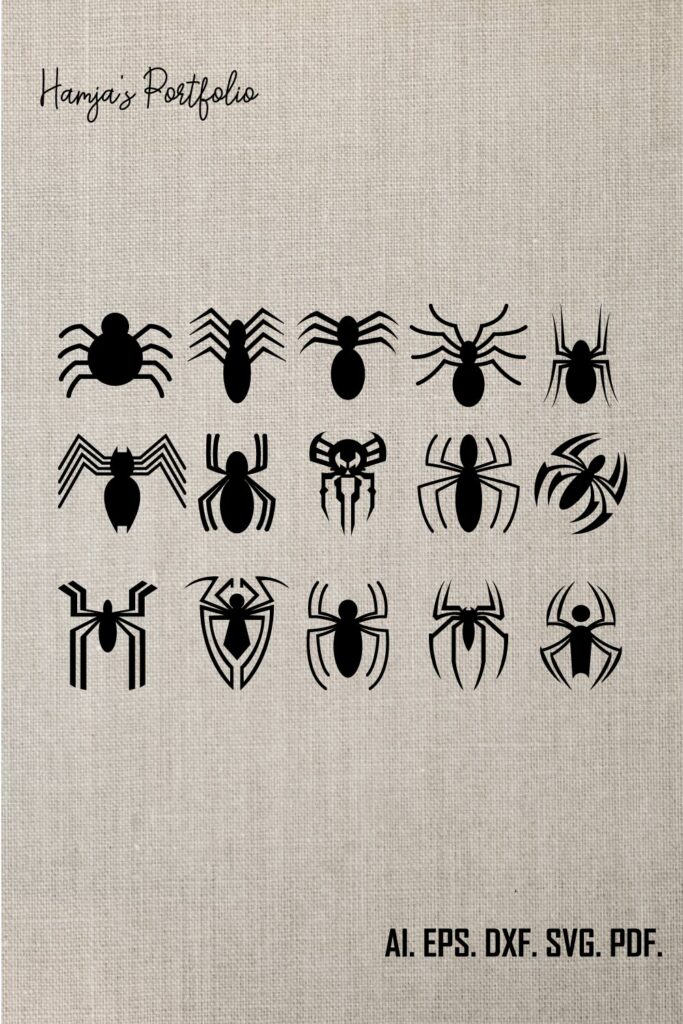 Spider Svg Bundle Spider Png Bundle Spider Clipart Spider Svg Cut