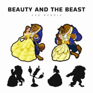 Beauty And The Beast Svg Bundle For Cricut And Silhouette Cutting