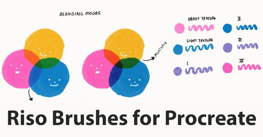 Riso Brushes For Procreate Masterbundles