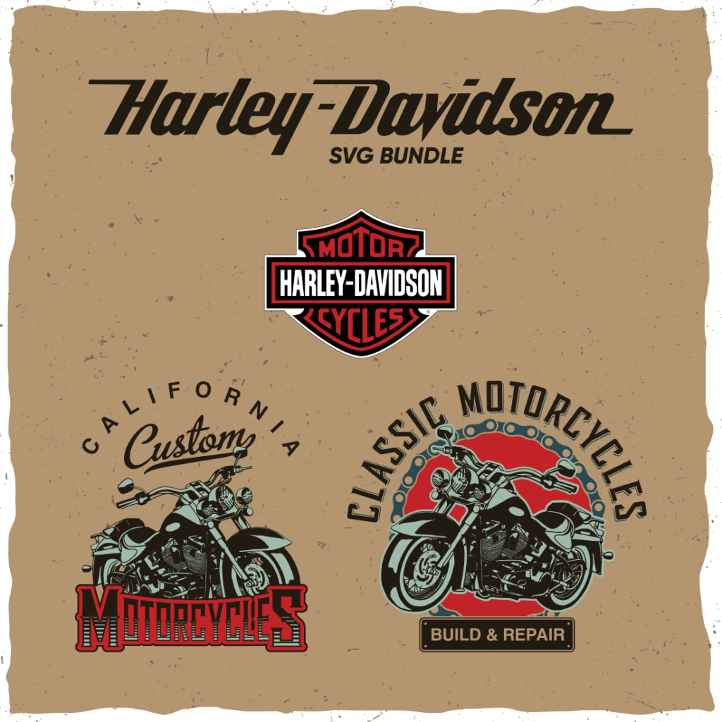 Harley Davidson Logos SVG MasterBundles