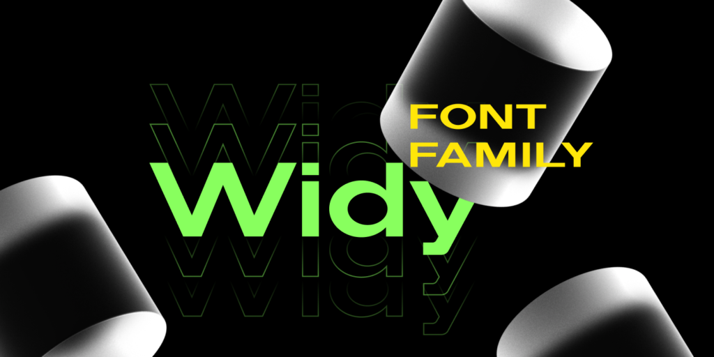 Widy Geometric Sans Serif Font MasterBundles