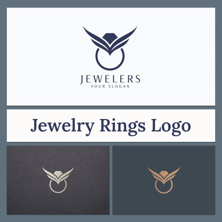 Jewelry Rings Logo Design Templates Masterbundles