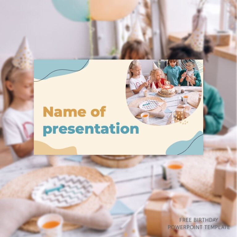 Free Birthday Powerpoint Template MasterBundles