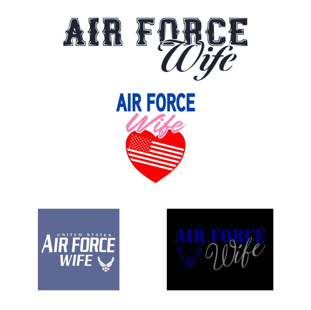 Air Force Wife Svg Files Masterbundles