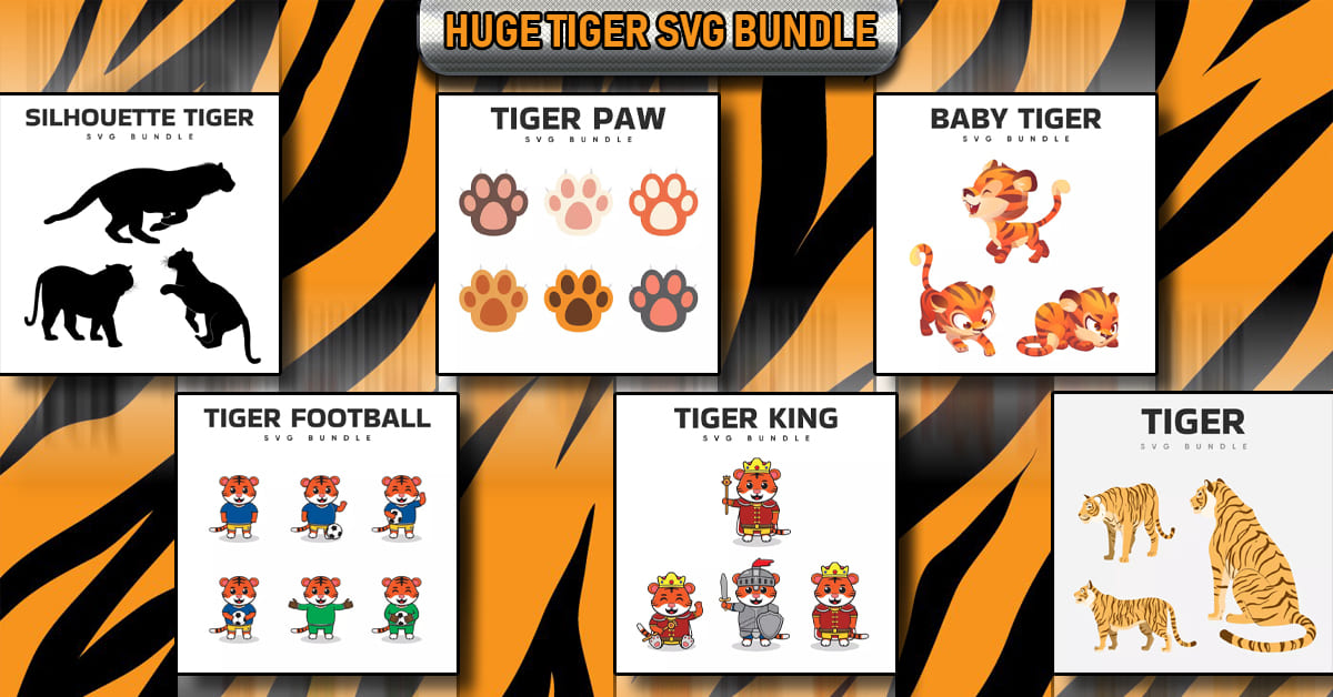 Huge Tiger SVG Bundle MasterBundles