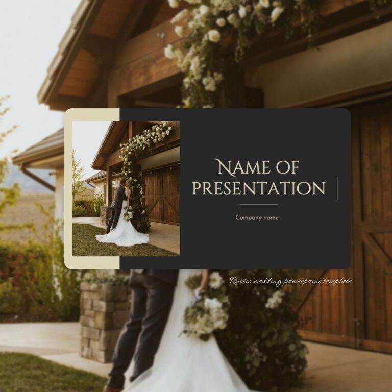 Rustic Wedding Powerpoint Template Masterbundles