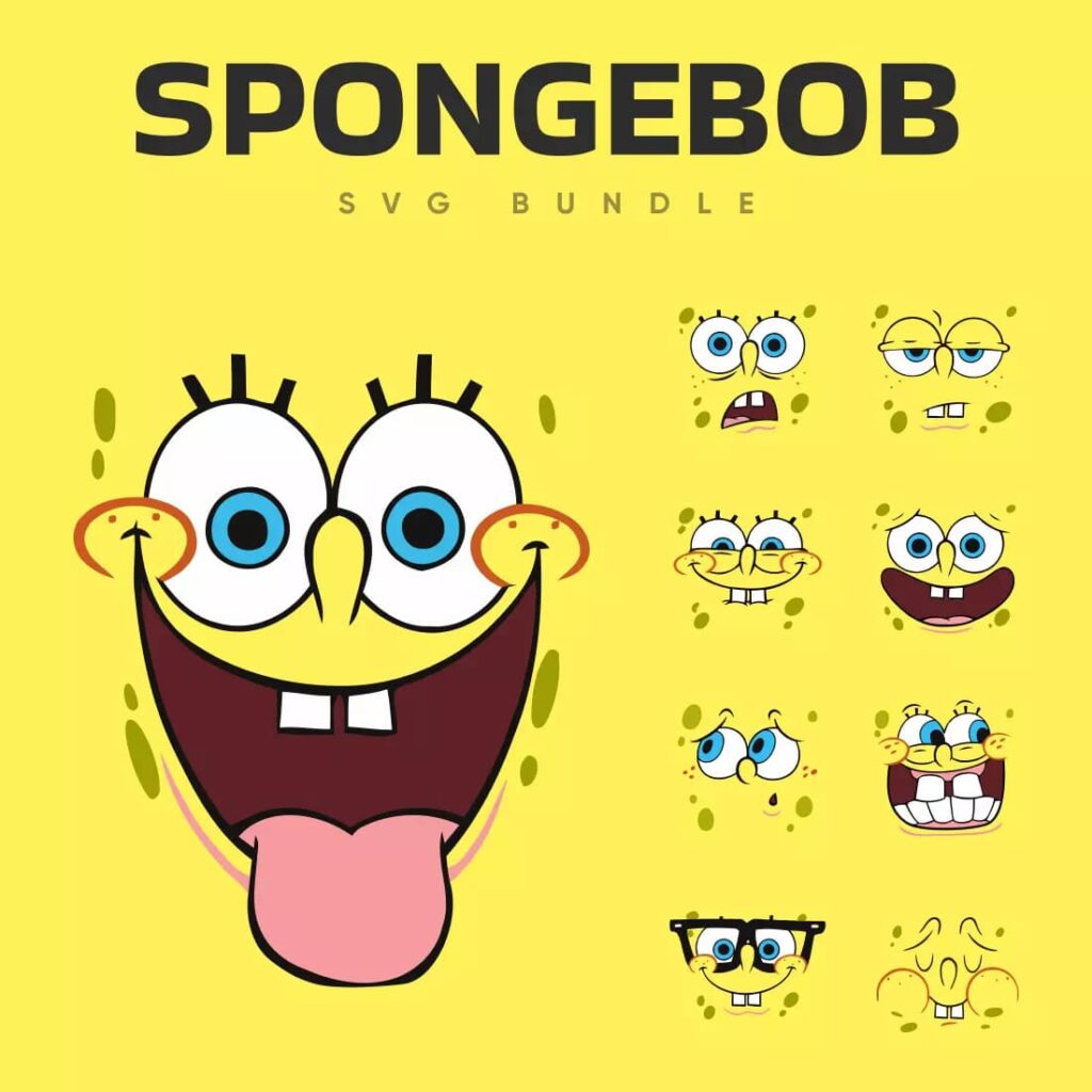 Giant Spongebob Svg Bundle Masterbundles