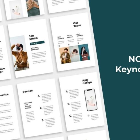 NOYA Vertical Keynote Template MasterBundles