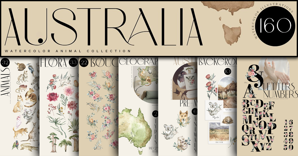 AUSTRALIA Flora And Fauna Collection