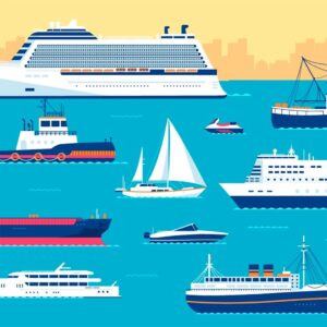 Ship And Boat Icons Set MasterBundles