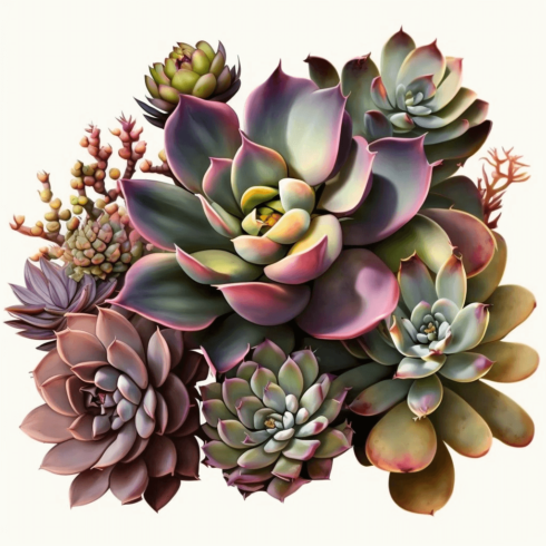 Succulent Clipart Free MasterBundles