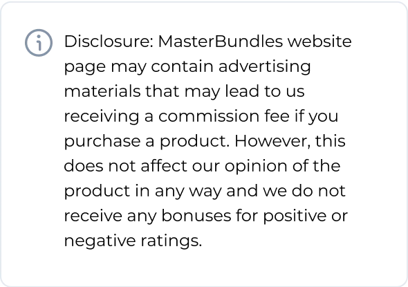 Disclosure: MasterBundles website page may contain advertising materials that may lead to us receiving a comission fee if you purchase a product...